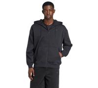Adidas Adicolor Oversize Full-zip Hoodie male Felpe con cappuccio - Nero - Jersey di cotone - Foot Locker Black L