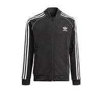 Adidas, Adicolor SST, Felpa con Zip, Nero Bianco, 1112, Bambino