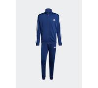 adidas Adidas Sportswear - Tuta basic in tricot con 3 strisce xlarge blu