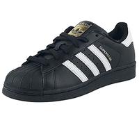 Adidas Adidas Superstar Foundation B27140 - Scarpe da Ginnastica Basse Uomo, Nero (Black B27140), 45 1/3 EU