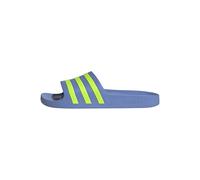 adidas Adilette Aqua Slides, Infradito Unisex - Adulto, Fusion Blue Lemon Glossy Blue Fusion, 37 EU