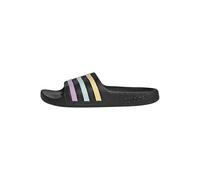 adidas Adilette Aqua Slides Kids, Infradito Unisex - Bambini e ragazzi, Core Black Orange Tint Halo Mint, 38 EU