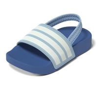 adidas Adilette Estrap - Sandali sportivi unisex per bambini, Chiaro Cielo Bianco Brillante Blu Royal, 38.5 EU
