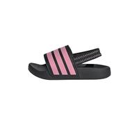 adidas Unisex - Bimbi 0-24 ADILETTE ESTRAP SLIDES INFANTS, core black/bliss pink/core black, 27 EU