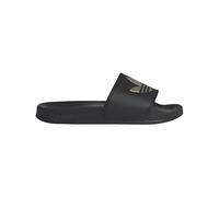 adidas Originals - adilette Lite - Sliders nere con trifoglio color oro-Nero 40 2/3