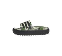 adidas Adilette Platform Slides, Diapositive Donna, Crew Green/Core Black/Core Black, 39 EU