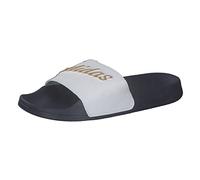 adidas Adilette Shower, Diapositive Donna, Cloud White/Gold Metallic/Navy, 36 2/3 EU