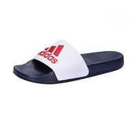adidas Adilette Shower Slides, Infradito Unisex - Adulto, Cloud White Scarlet Victory Blue, 43 EU