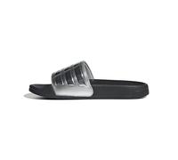 adidas Adilette Shower Slides, Infradito Unisex - Adulto, Nucleo Nero Argento Con Argento Met, 42 EU