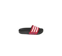 adidas Adilette Shower Slides, Infradito Unisex - Bambini e ragazzi, Core Black Ftwr White Vivid Red, 37 EU