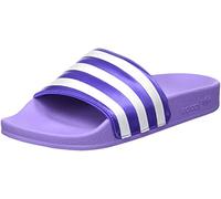 adidas Adilette W, Sandali a Punta Aperta Donna, Magic Lilac Bianco Viola Rush, 39 EU