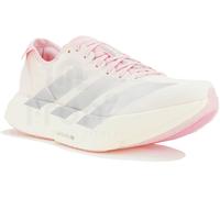 Adidas - Scarpe da Running - Adizero Adios Pro 4 W Core White/Silver Metallic/Clear Pink per Donne - Taglia 4,5 UK - Bianco