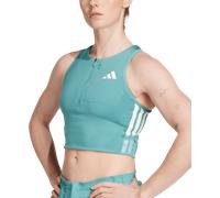 adidas Adizero crop Canotte e Top L Azzurro