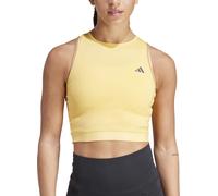 adidas Adizero crop Canotte e Top L Giallo