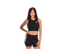 Adidas Adizero Running Gel Pocket Crop Sports Top Nero L Donna