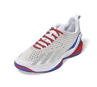 Scarpe da tennis da uomo Adidas Adizero Cybersonic M - cloud white/silver metallic/bright red - Bianco (42 2/3)
