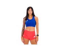 Adidas Adizero Essentials Crop Sports Top Blu M Donna