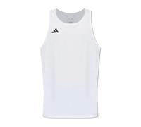 Adidas - Adizero Essentials Running Singlet - - Sport - Uomo - Bianco - XL