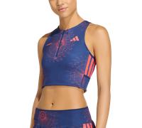 adidas Adizero Labrum crop Canotte e Top XS Azzurro