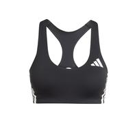 Reggiseno adidas Adizero Run Medium Support nero puro bianco - XS-AB