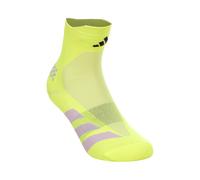 Calzini Running adidas Adizero Quarter verde lime lilla nero - L