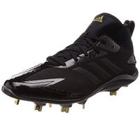 adidas Adizero Stabile Pro Mid Scarpe da Baseball Tacchetti Metallo, Nero Nero Carbonio, 41 1/3 EU