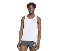 Adidas Adizero Tank Top Uomo - Magliette Bianco - Taglia XL - Poly Mesh White XL