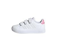 adidas Advantage Base 2.0 Shoes Children, Scarpe da Tennis, Cloud White/Bliss Pink/Core Black, 31.5 EU