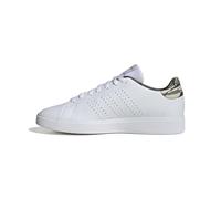 adidas Advantage Base 2.0 Shoes, Scarpe Uomo, Cloud White/Cloud White/Olive Strata, 40 EU