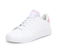 adidas Advantage Base 2.0 Sportswear Sneakers Unisex Bambino, Bianco Rosa Felicità Nero, 2 Little Kid
