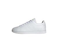 adidas Advantage Base Court Lifestyle Shoes, Scarpe Uomo, Cloud White/Cloud White/Pulse Lime, 45 1/3 EU