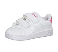 Adidas Advantage I, Scarpe da Ginnastica Unisex-Bambini, Ftwr White/Real Pink S18/Ftwr White, 22 EU