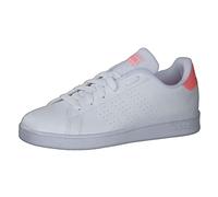 adidas Advantage K, Sneaker Unisex - Bambini e ragazzi, Cloud White Cloud White Acid Red, 39 1/3 EU