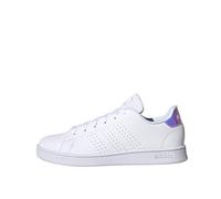 adidas Advantage K, Sneaker Unisex - Bambini e ragazzi, Cloud White Silver Metallic Cloud White, 36 2/3 EU