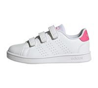adidas Advantage Lifestyle Court Hook-And-Loop Shoes, Scarpe da Tennis, Cloud White/Pulse Magenta/Quartz, 34 EU