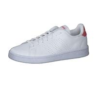 adidas Advantage, Scarpe da Tennis Uomo, Ftwr White Ftwr White Better Scarlet, 42 2/3 EU