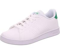 Adidas Scarpe da tennis Advantage K Unisex - Bambini e ragazzi Bianco/Verde/Grigio Due 36 2/3 EU