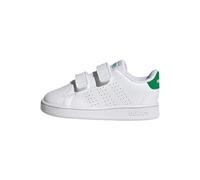 Scarpe adidas Advantage con velcro bianco verde chiaro neonati - 26.5