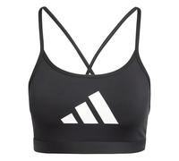 Adidas Aeroreact Big Logo Graphic Sports Bra Nero S Donna