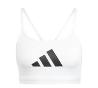 Adidas Aeroreact Big Logo Graphic Sports Bra Bianco XL Donna