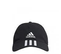 Adidas AEROREADY 3-Stripes Baseball, Cappellino Unisex-Adulto, Black/White/White, OSFM
