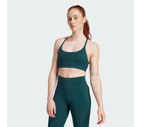adidas Training - All Me - Reggiseno a supporto leggero color verde edera aurora 2XS