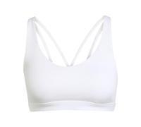 adidas All Me Essentials - Reggiseno a Sostegno Medio, da Donna, Taglia L, Colore: Bianco