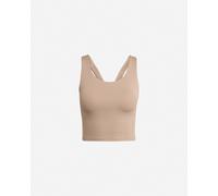 adidas Training - All Me - Top senza maniche con reggiseno a supporto medio marrone gesso L