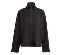 Felpa Soft Lux con zip da ¼ Black XL
