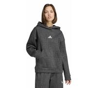 adidas All SZN Holiday Glitter Fleece W - felpa con cappuccio - donna M Black woman Recycled Polyester