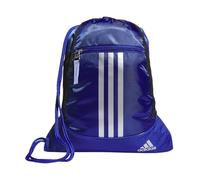 adidas Alliance II Sackpack, Semi Lucido Blu/Argento Metallico/Blu Spark, One Size, Alliance Sackpack, zaino con coulisse, leggero e piccolo, borsa da palestra per donne e uomini