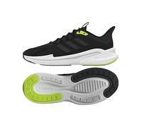 adidas AlphaEdge + Shoes, Scarpe da Corsa Uomo, Core Black Carbon Lucid Lemon, 40 2/3 EU