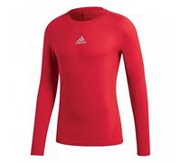 Adidas Alphaskin LS Tee, Maglietta a Manica Lunga Bambino, Power Red, 13-14Y