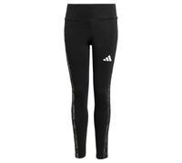 Leggings adidas in jersey da bambina con 3 strisce animalier Black 11-12A